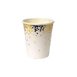 Gold Confetti Party Cups