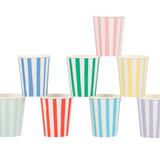 Mixed Stripe Cups