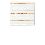 Frenchie Striped Small Napkins : Rose Gold