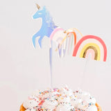 Unicorn & Rainbow Cake Toppers