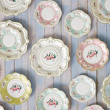 Vintage Floral Side Plates